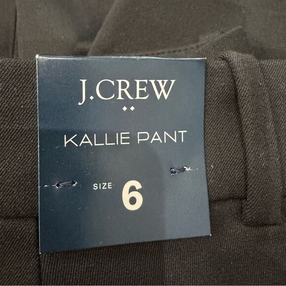 NWT J. Crew Factory Kallie straight-leg pant in black - Picture 10 of 11